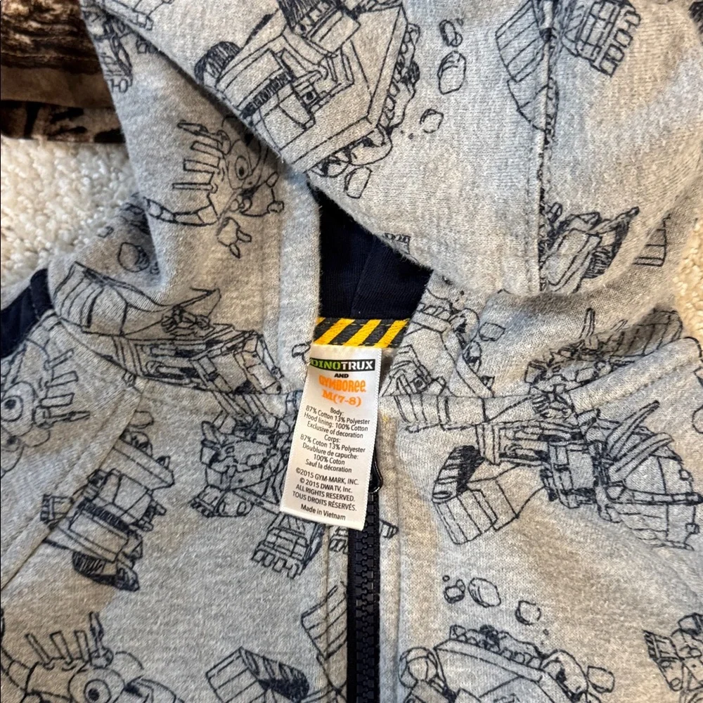 Lot Boys Zip Up Sweatshirt Long Sleeve Camo DinoTrex Minecraft